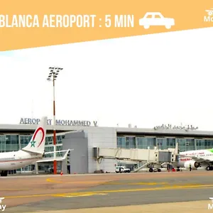  Appartement Airport Casablanca Free Wifi Modern Confort Calme Maroc